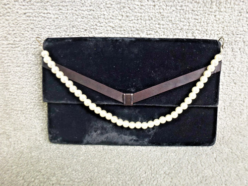 Sin handmade velvet clutch - sin,