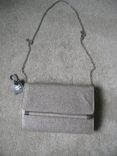 Next gold glitter clutch - glitter,