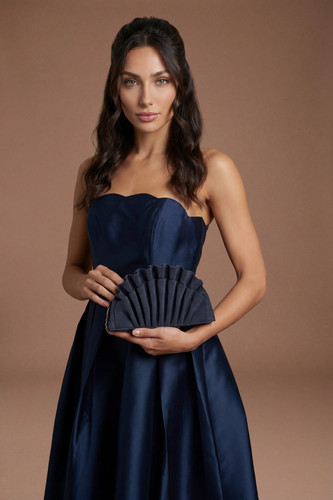 Coast navy clutch - navy, womens