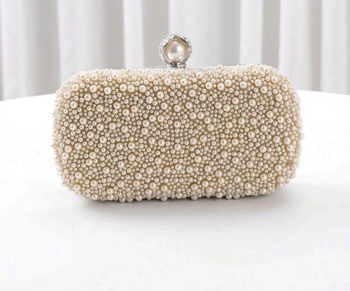 Pearl clutch bag sophisticated - pearl,
