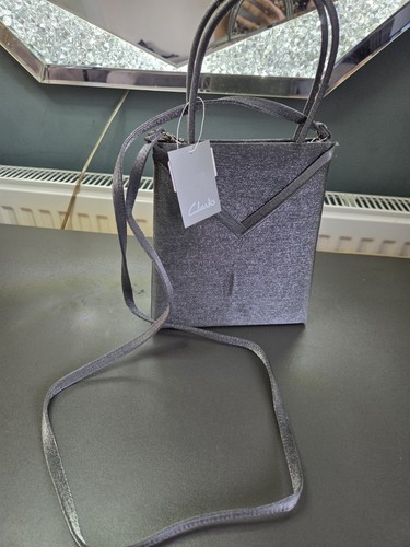 Clarks bnwt pewter shimmer - clarks,
