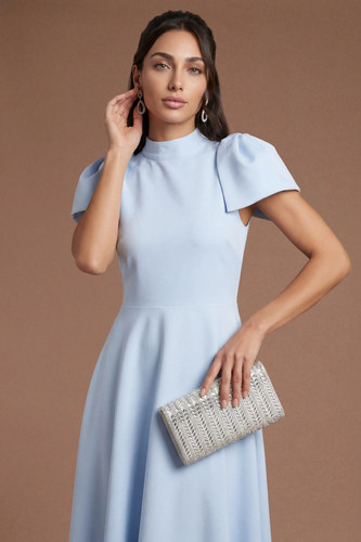 Coast silver clutch - silver,